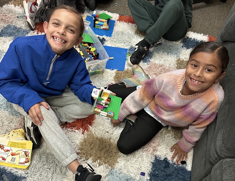 two smiling children 