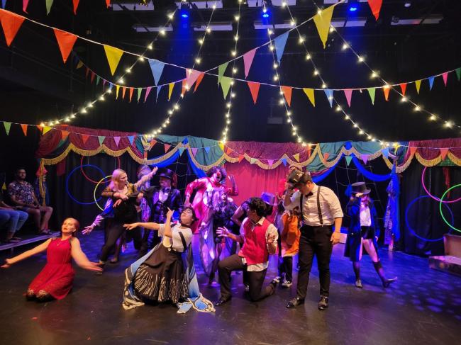 Children Acting on Stage