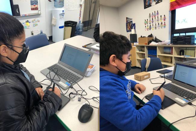 Children on Laptops